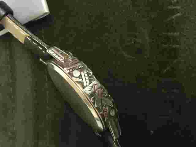 VINTAGE JOHN HARDY LARGE STERLING SILVER 925 WATCH MODEL#4874