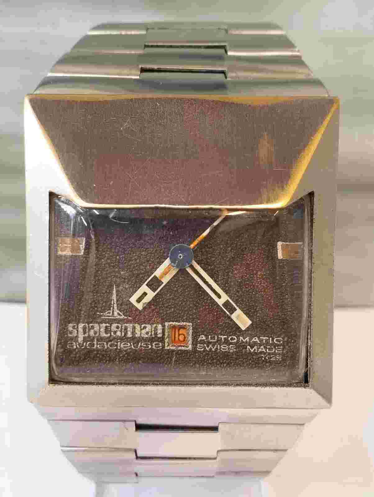 ORIGINAL OMAX SPACEMAN AUDACIEUSE AUTOMATIC 46617/7 SWISS MEN'S FULL WORKING