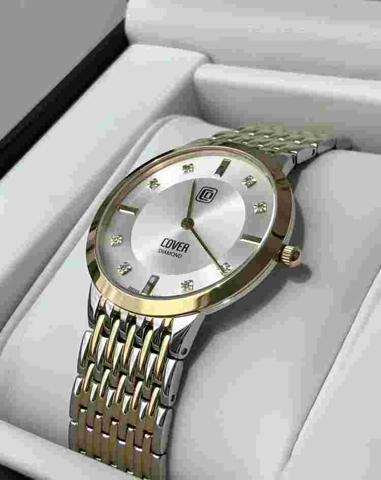 Quartz Watch COVER CO124.24-Silver Steel