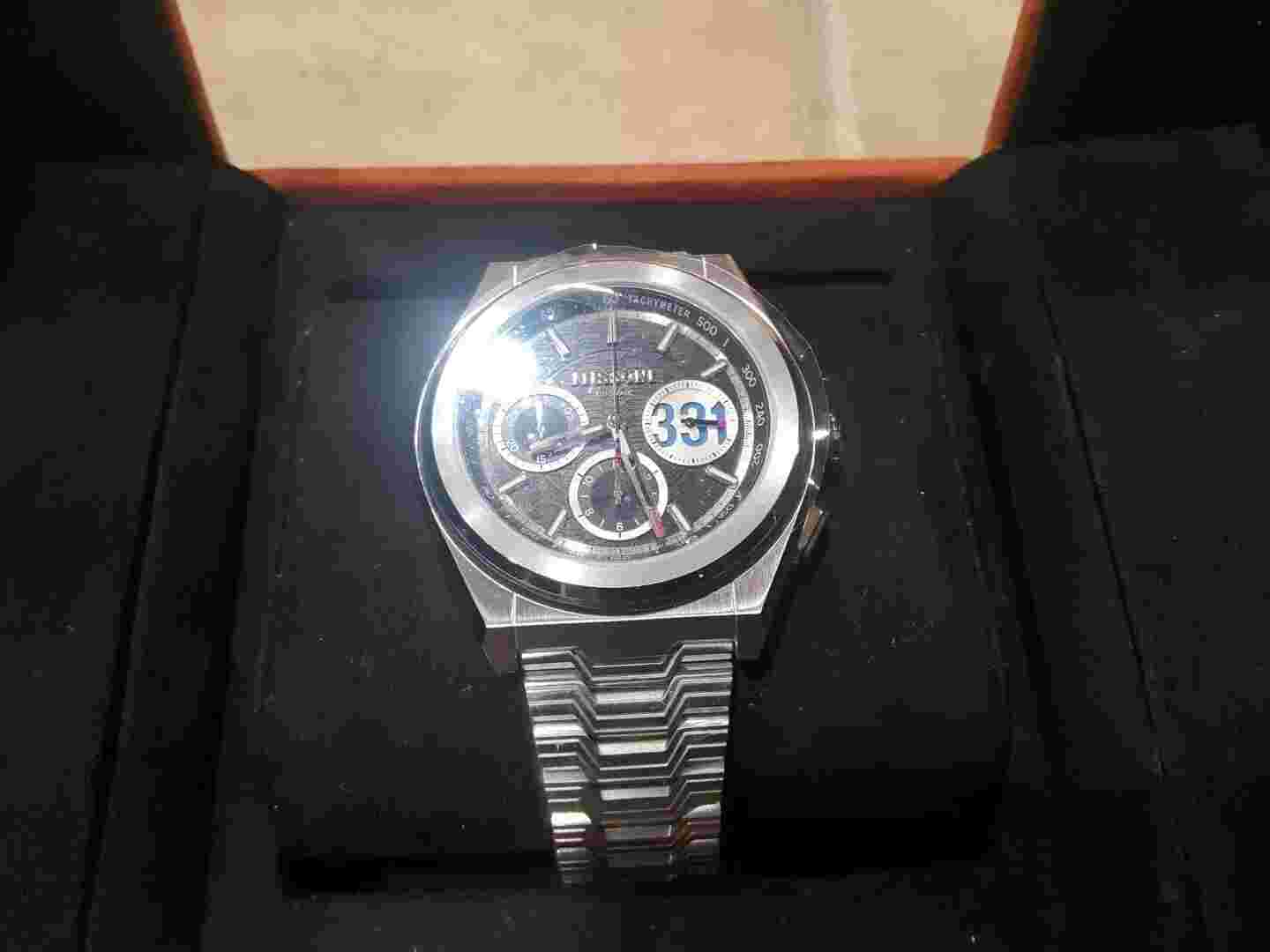 Missoni Mens Black 44 mm M331 Sportwear Watch MWY600120