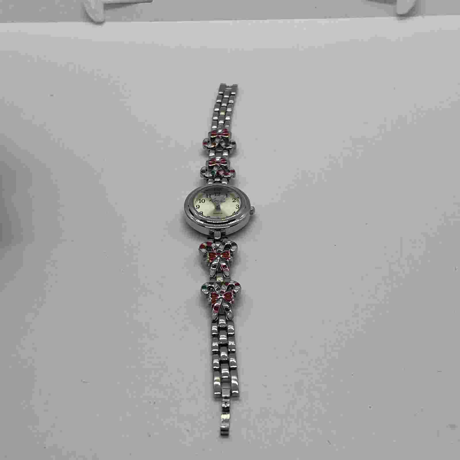 Kim Rogers Christmas Candy Cane Watch