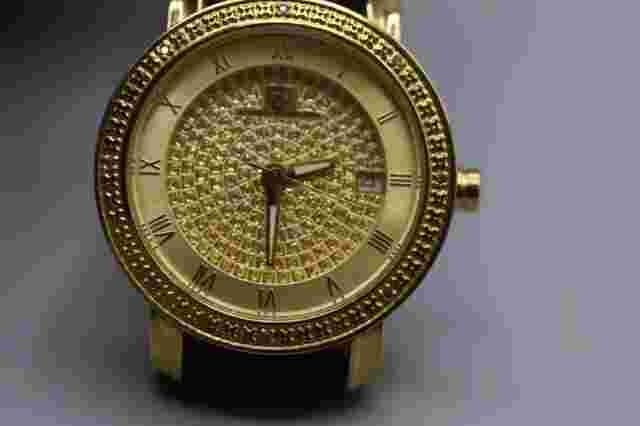 Super Techno Mens Watch I-5120, New battery & New Leather Strap.