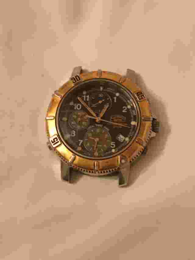 Vintage Camel Chronograph Alarm Watch For Parts Or Repairs