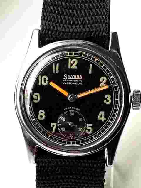 Ultra-rare German military watch Silvana  DH Cal AS 11.30 Wehrmacht WWII