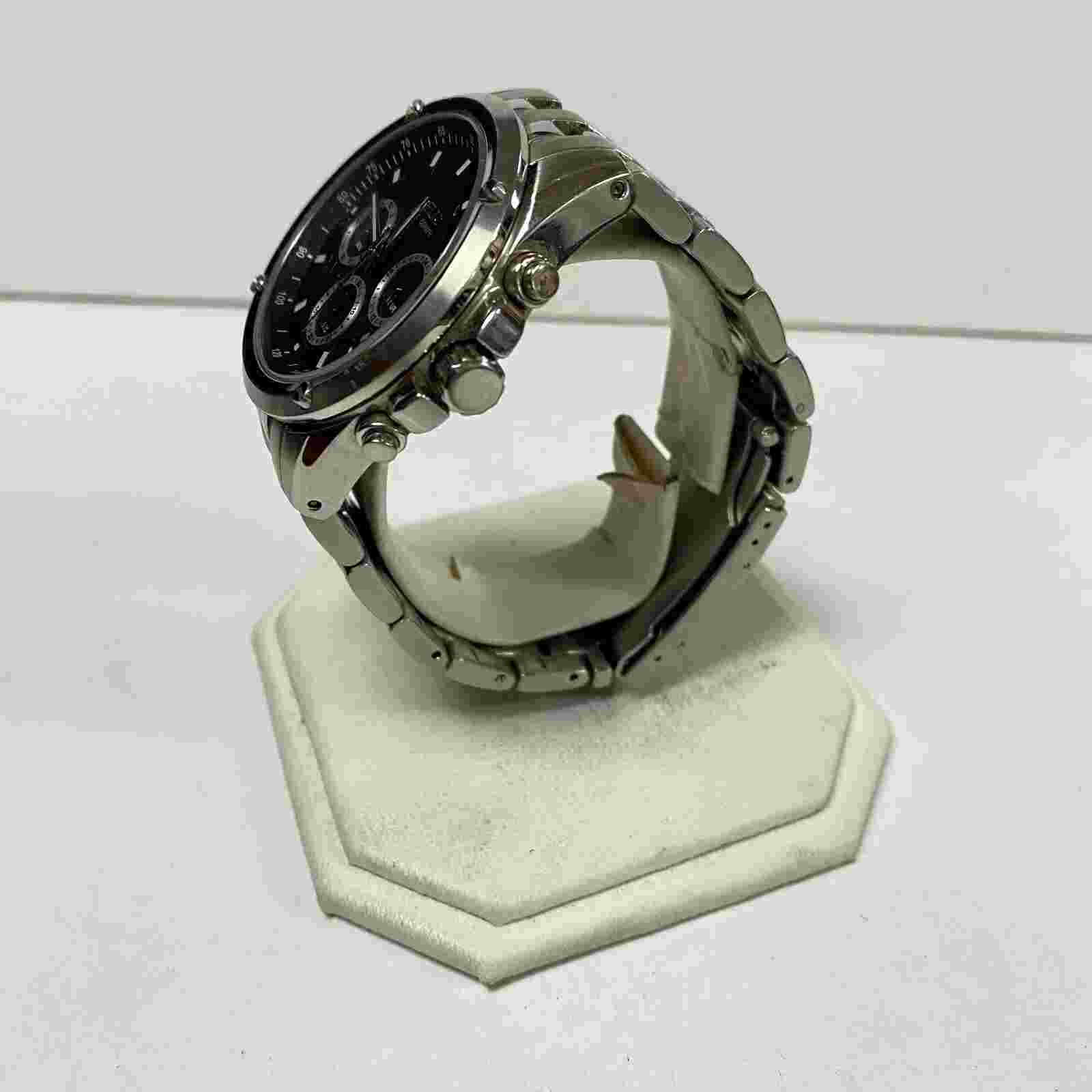 m190 Relic Chronograph Unisex Wrist Watch All Stainless Steel Japan Movement