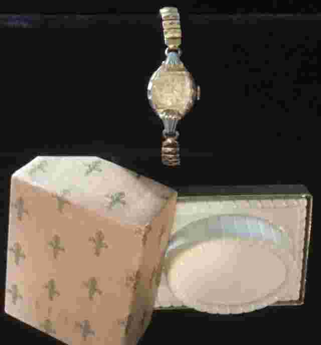 VTG NEWPORT 17 Jewels Swiss Made Ladies Watch Original Box Duchess Band untested