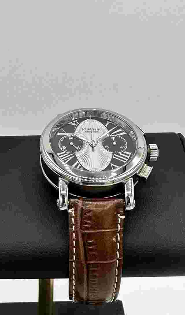 TOURNEAU GOTHAM Aurora Chrome Diamond Dial CHRONOGRAPH LIMITED EDITION 499 Swiss