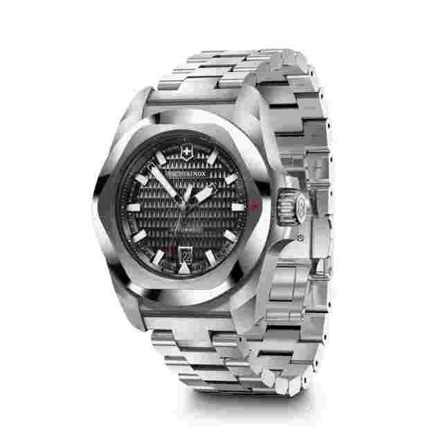 VICTORINOX I.N.O.X. Automatic Watch Analog Waterproof Men's Automatic Black Dial