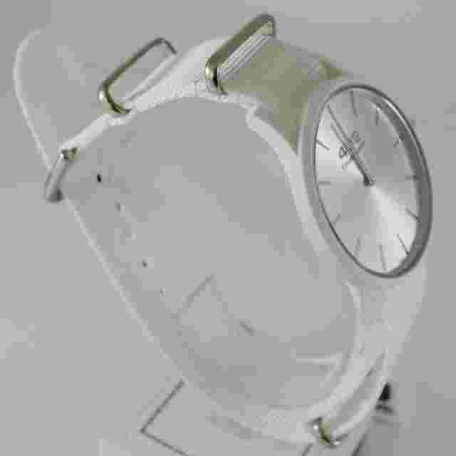 CESARE PACIOTTI 4US WATCH QUARTZ MIYOTA MOVEMENT 40 MM CASE, WHITE FABRIC BAND