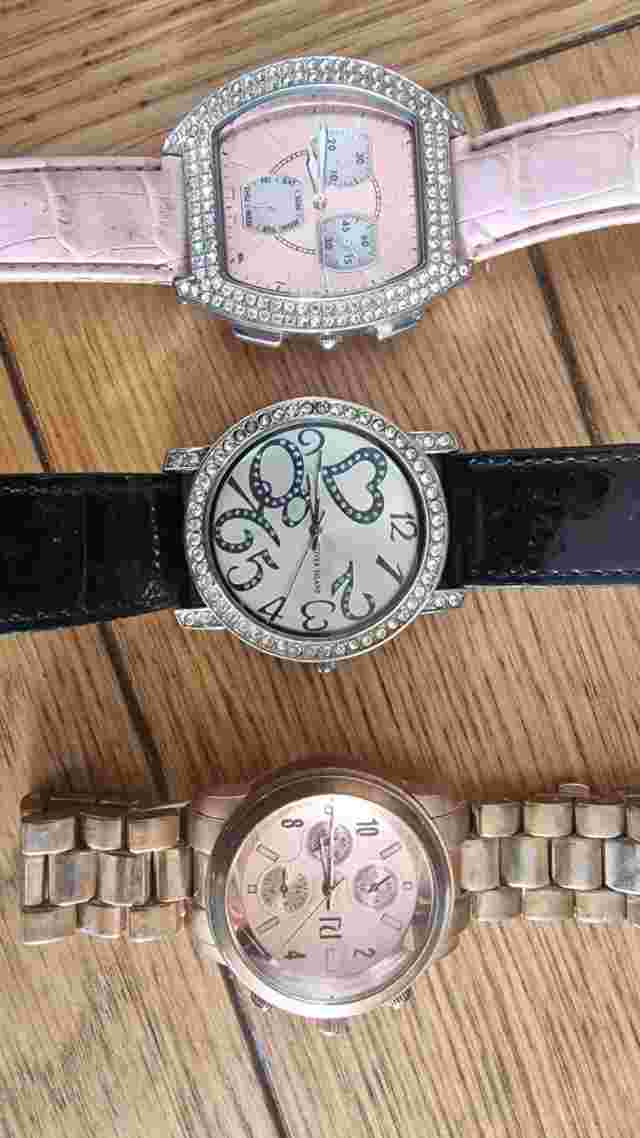 Job Lot 3 Fully Working Women Watches River Island Henly Ladies Watches