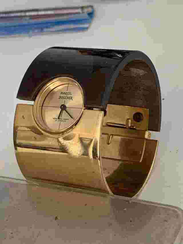 Marcel Boucher Lucite Watch c1970