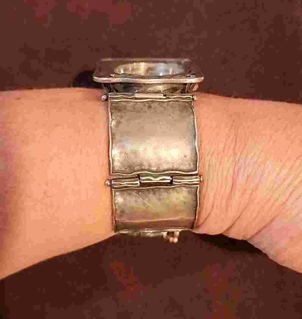Vintage Silpada Designs Sterling Silver Ladies Watch Bracelet