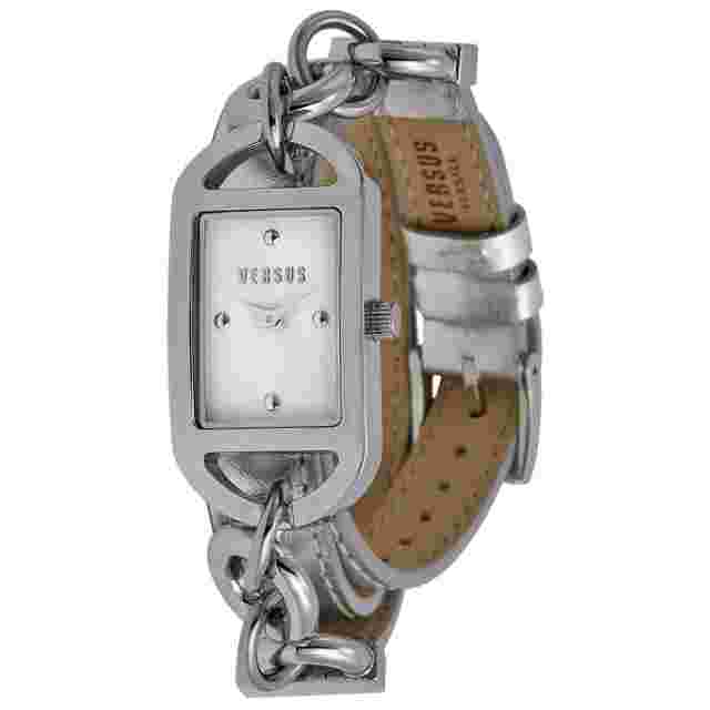 Versus by Versace Women's SOG020014 Riviera Beach Analog Display Silver Watch