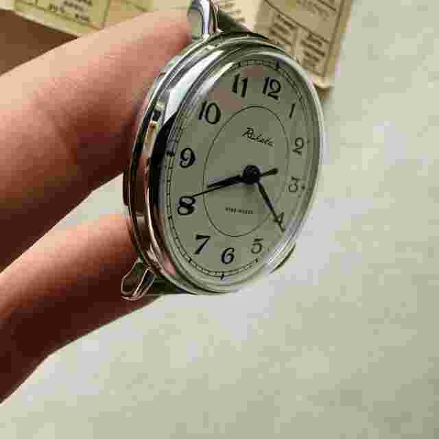 RARE NOS RAKETA WHITE 2609.HA 90’s SU USSR Watch PChZ Soviet Vtg Men's Old Box