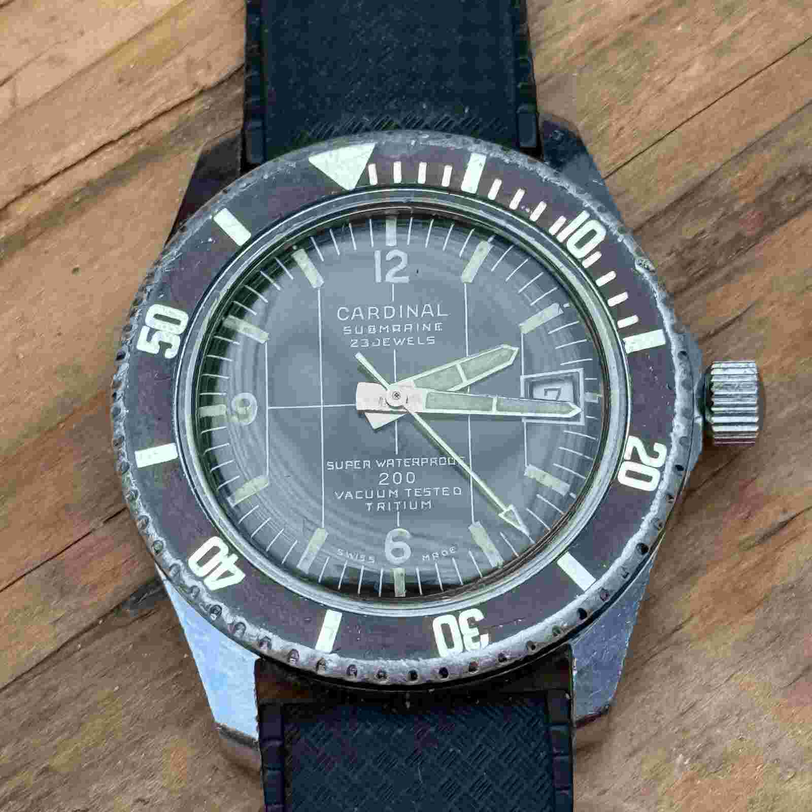 Cardinal Sicura Skin Diver Vintage serviced
