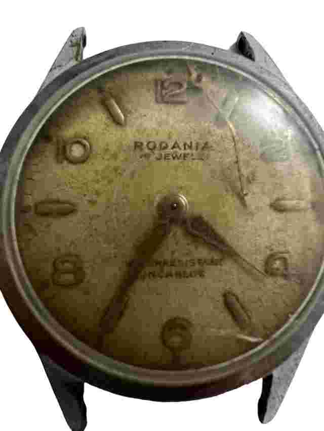 Rodana Wristwatch 17J Vintage Men's Parts Repair
