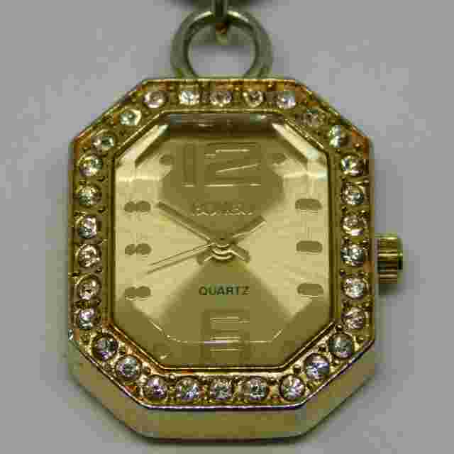 BONGO #BG2482 Charm Bracelet Quartz Analog Women's Watch Sz. 6 3/4" New Battery