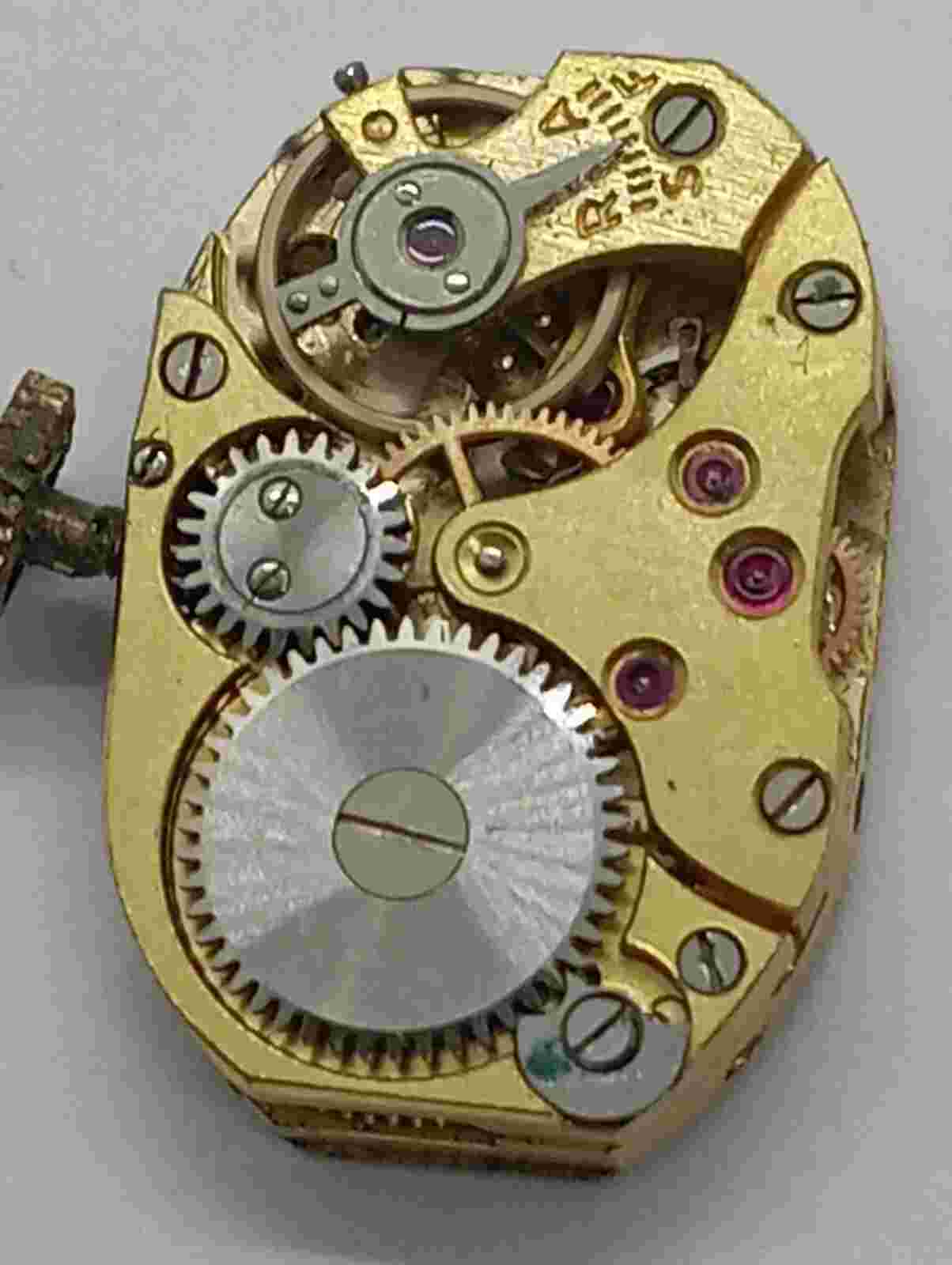 Vintage Ladies Tank Watch Movement Cal. UNITAS WORKING Read Description