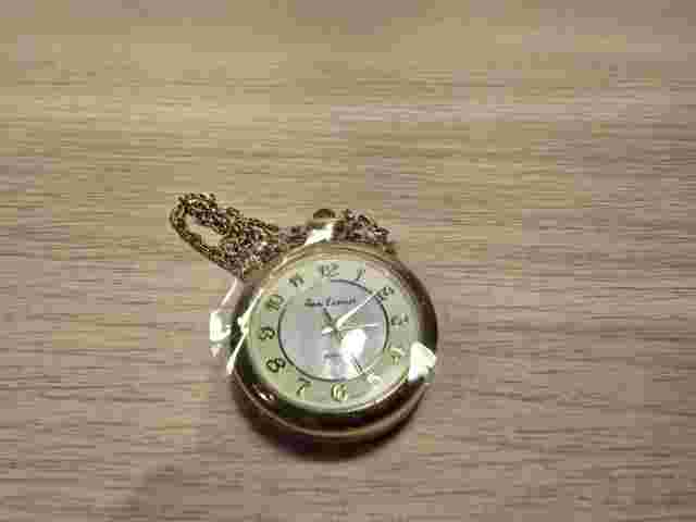 Gem Essence Pocket Watch 32mm Changeable Back Case Lapis MOP Tiger New Battery