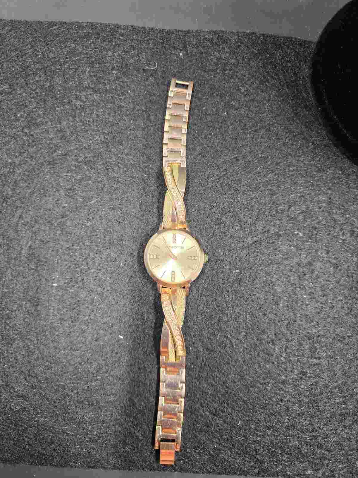 Liz Claiborne LC1219 Rose Gold Tone Analog Women's Watch