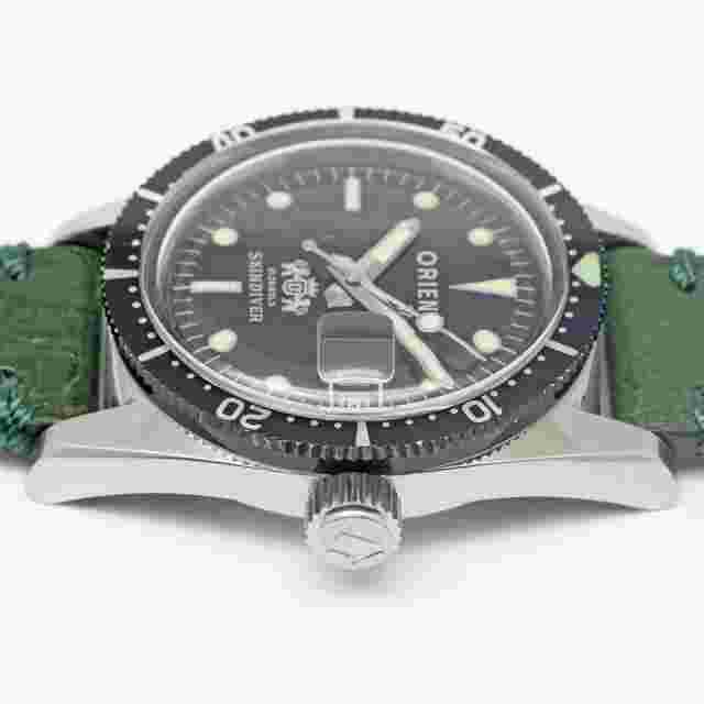 Orient Black Dial 02267 Skin Diver Automatic Bezel Missing FHc65