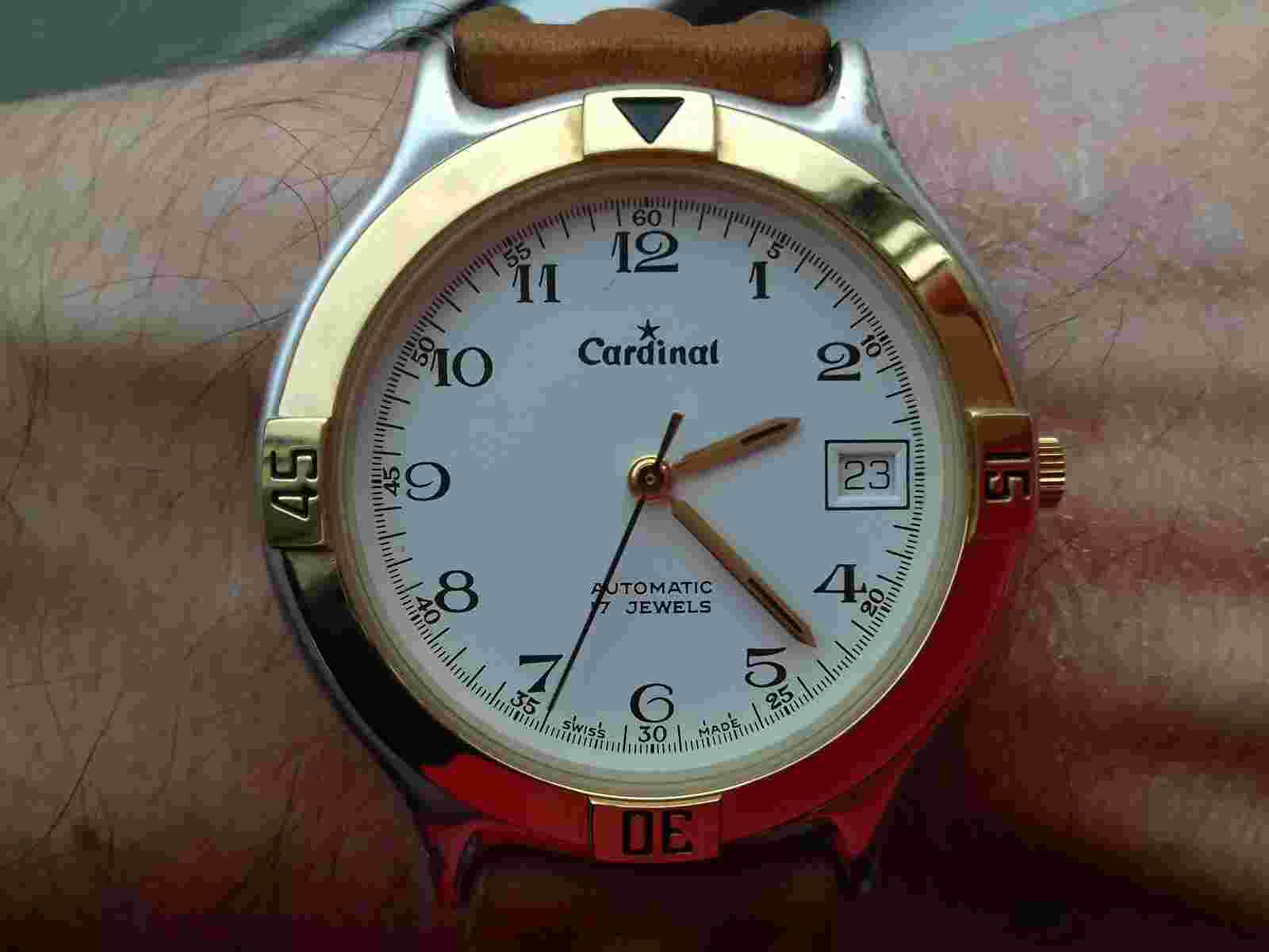 Cardinal 1220.2 AUTOMATIC VINTAGE NOS WATCH COLLECTION SWISS MADE WATCH WATCH
