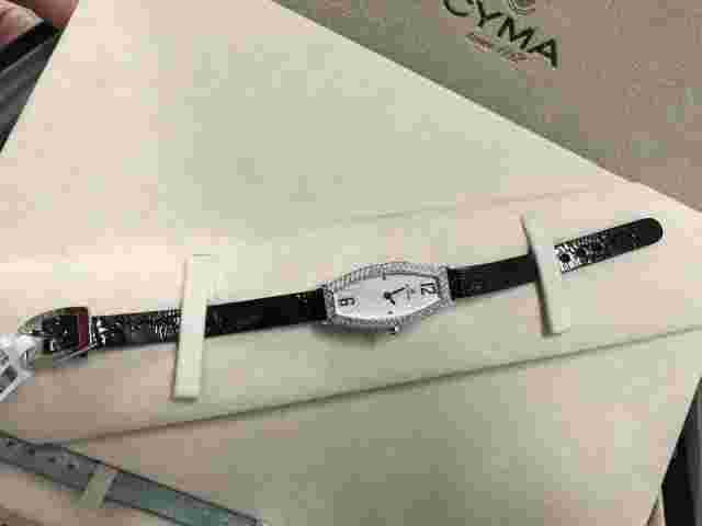 CYMA Ladies Watch 18K White Gold and Diamonds