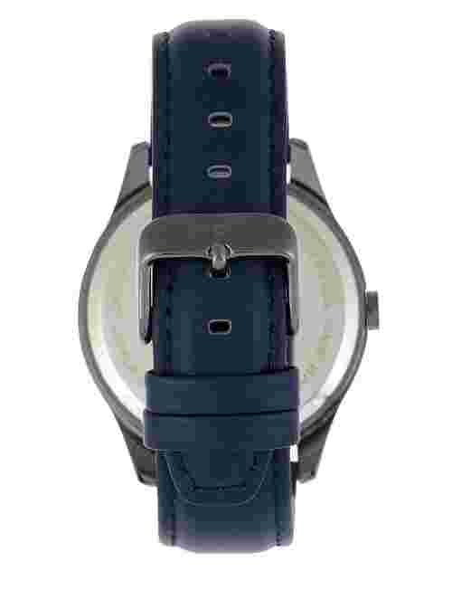 Brand NEW-Simplify The 6600 Quartz Black Dial Blue Leather Unisex Watch