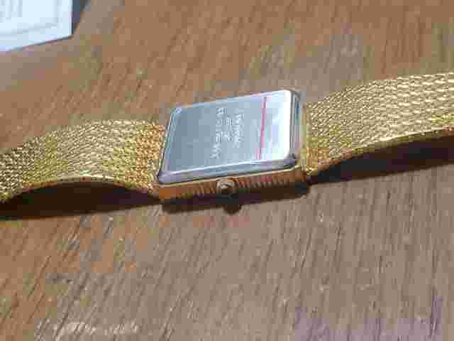 Xavier  womens Quartz Genuine Diamonds Gold Watch  1980's Vintage