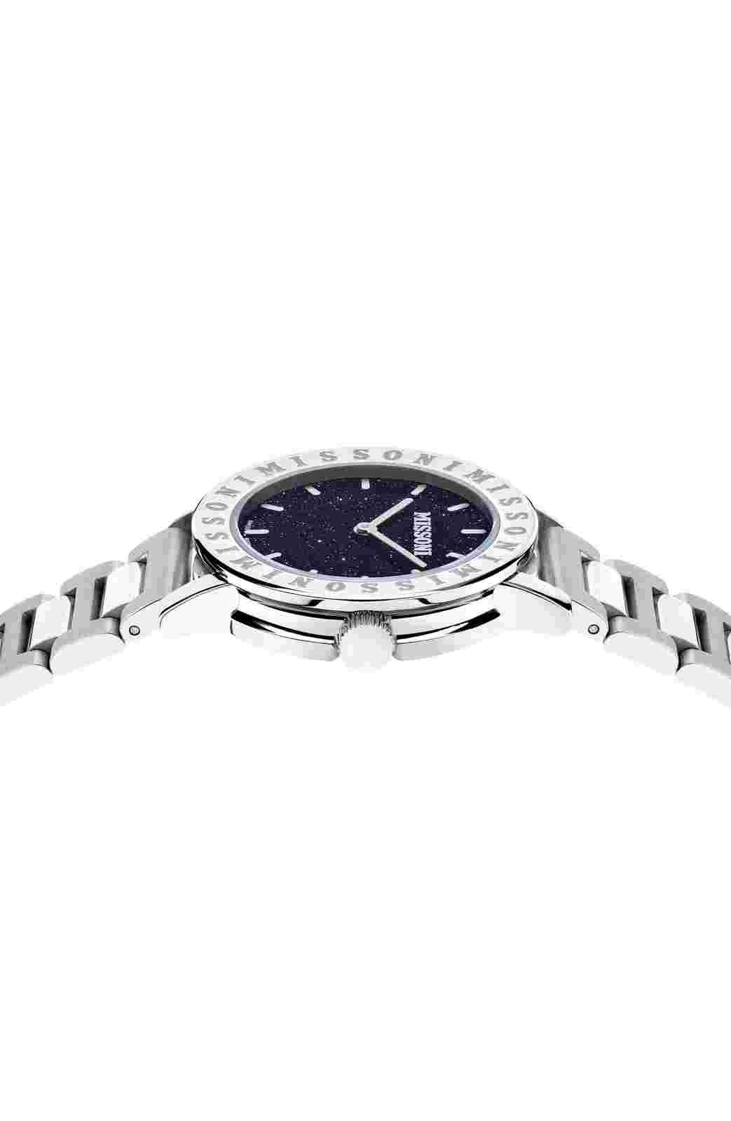 Missoni Silver Womens Analogue Watch Lucky Stones MWECA0123
