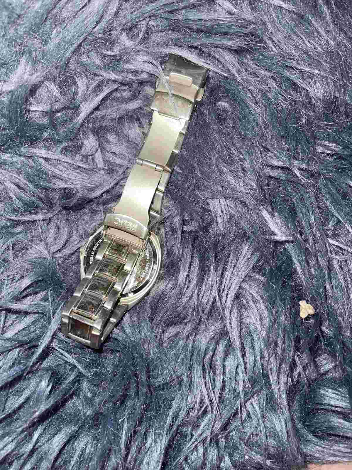 relic mens stainless steel watch