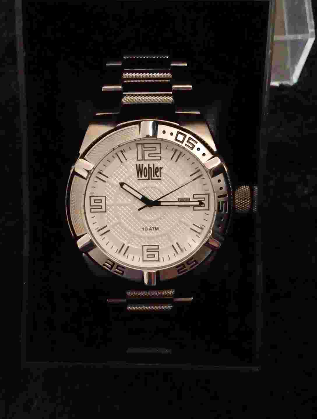 Wohler - Crusius Stainless Steel Mens Watch 10ATM / RETAILS AT $975.00