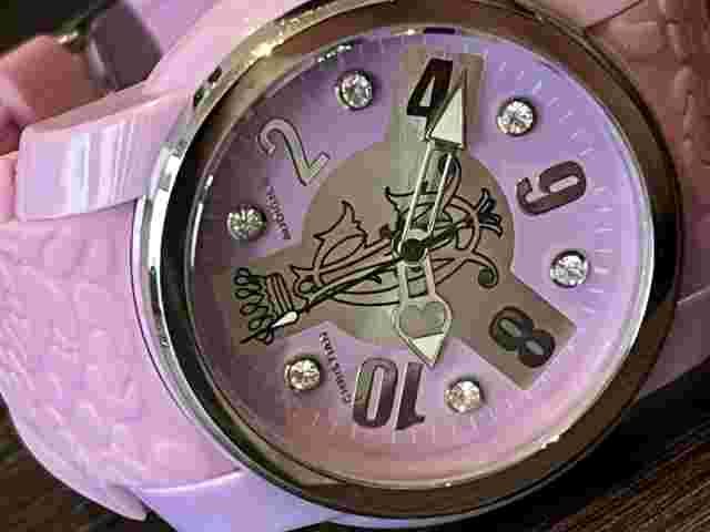 Christian Audigier Sports Watch Lilac Collector New Fashion