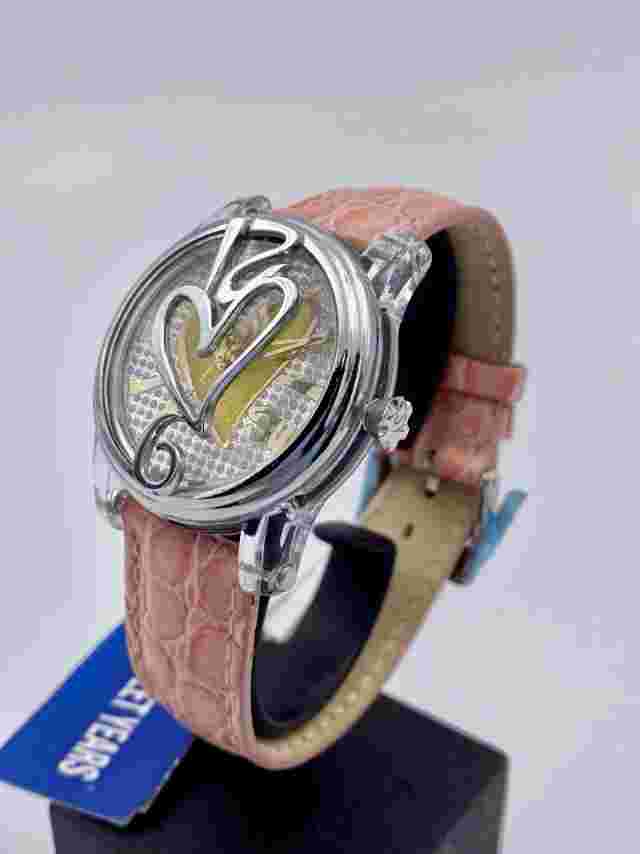 Sweet Years Women's Watch SY6325L/08 Elegant Pink Leather Strap New