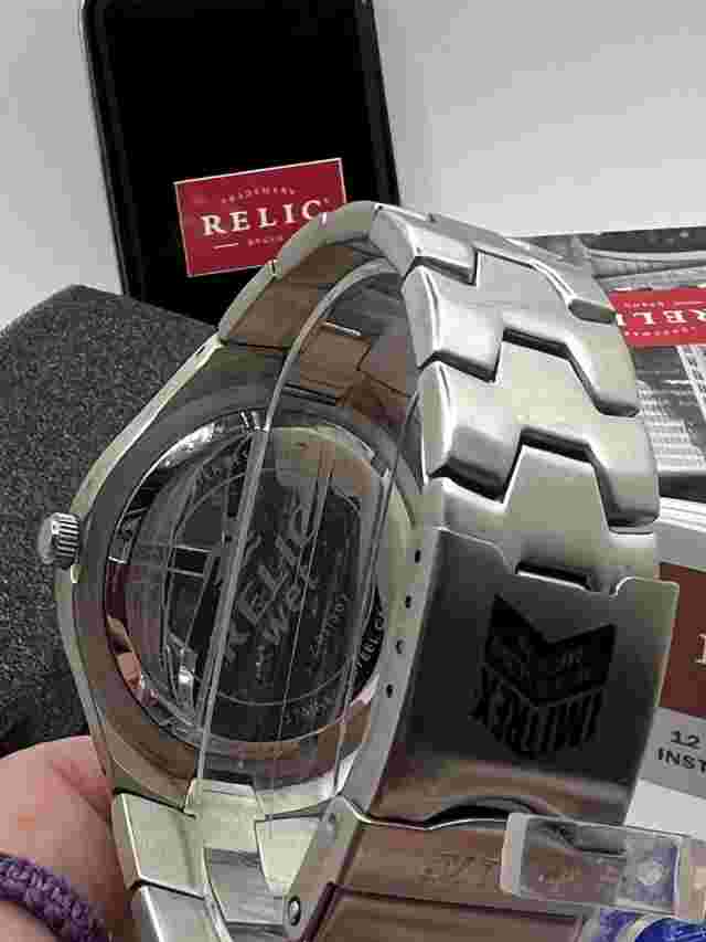 Relic Wet Quartz Men’s Wristwatch 50m/165ft With Box ZR11507 Has New Battery