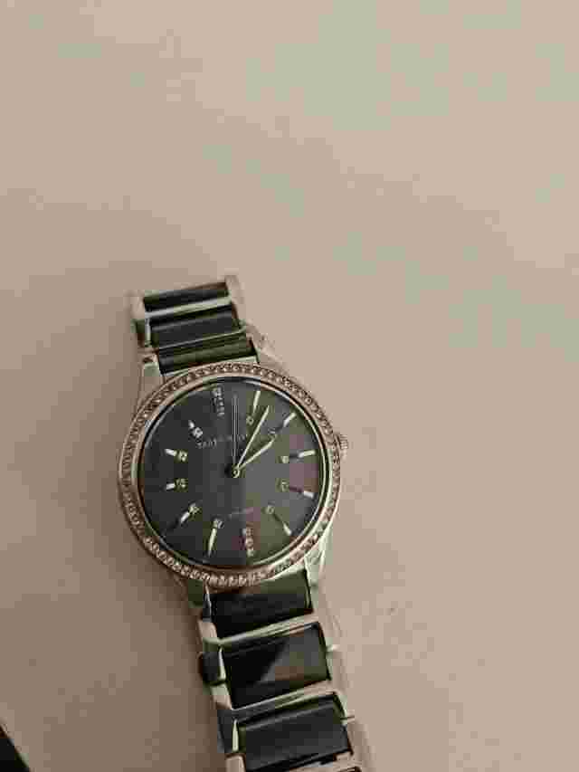 Karen Millen Ceramic Classic Black Watch UNTESTED NO PAPERWORK or BOX NWT NOS