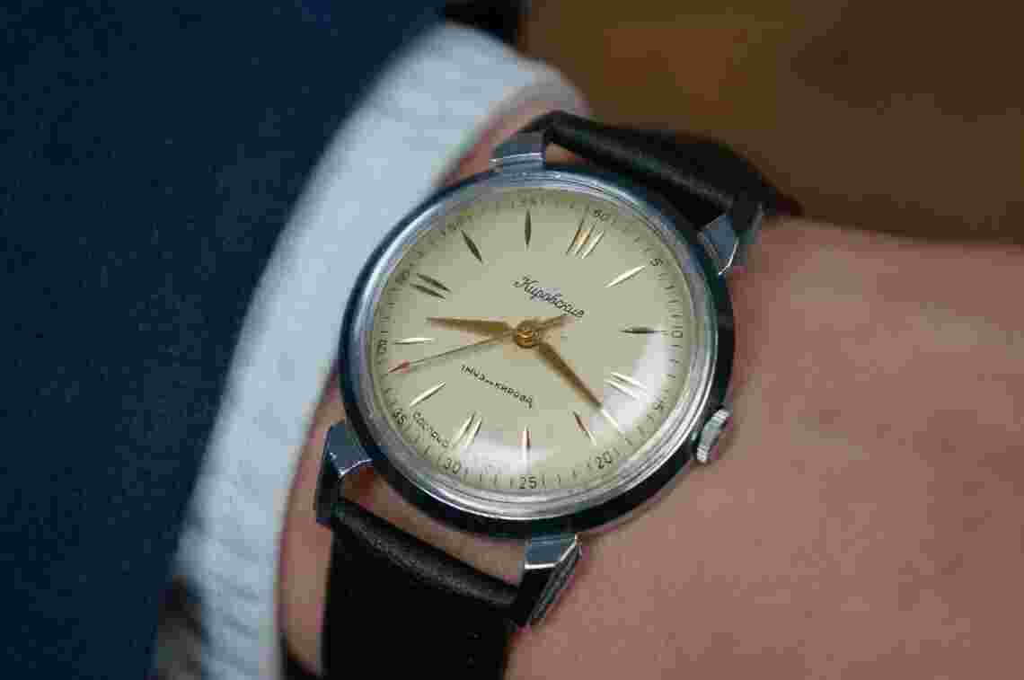 Kirovskie watch, USSR watch, 1 MChZ, Mens vintage watch, Retro watch, 1950 watch
