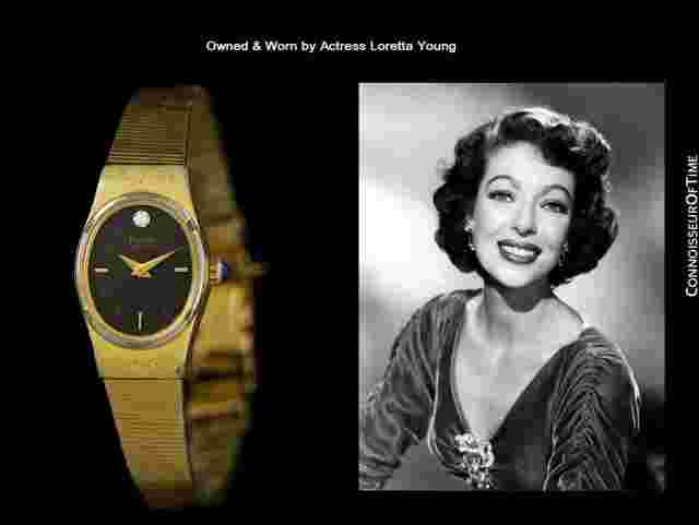 1970's PULSAR Vintage Ladies 14K Gold P. Watch - OWNED & WORN BY LORETTA YOUNG