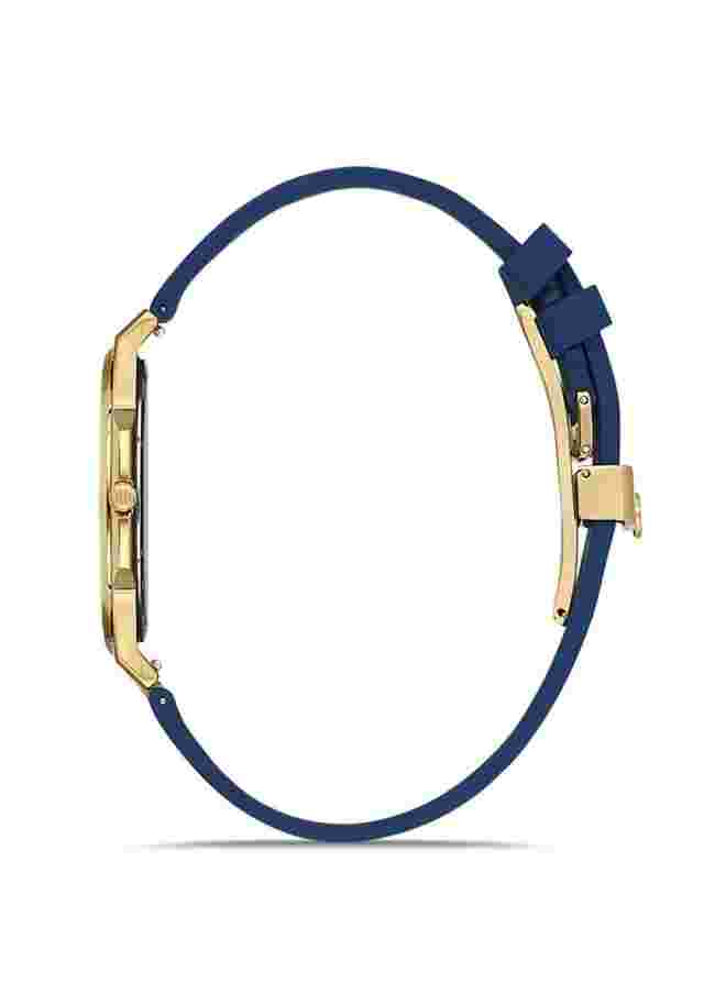 Hislon Men's Watch Ultra Slim Sapphire Glass Navy Blue Dial Gold New Collection