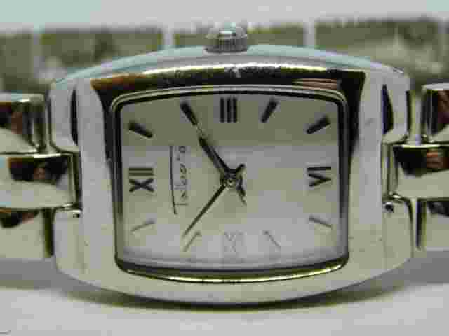 Talbots Watch Bracelet Band Silver Tone Battery TA-1003
