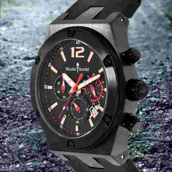 New Studer Schild Tull Chronograph Men's Watch  ( MSRP $1869.00 ) CLEARANCE SALE