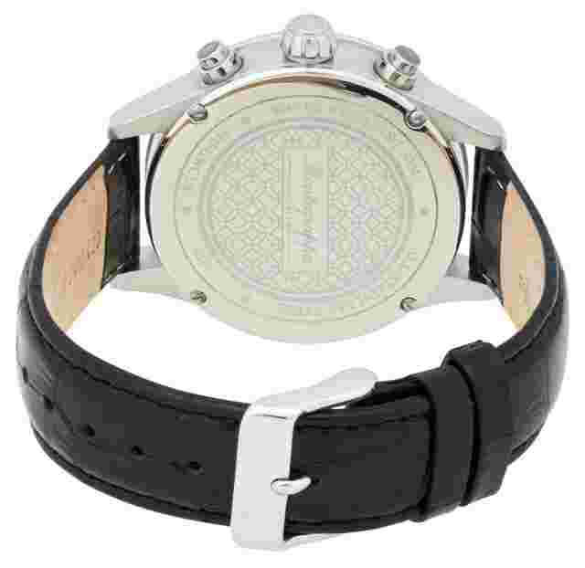 Montegrappa IDFOWCLR Fortuna Men's Black Leather Watch