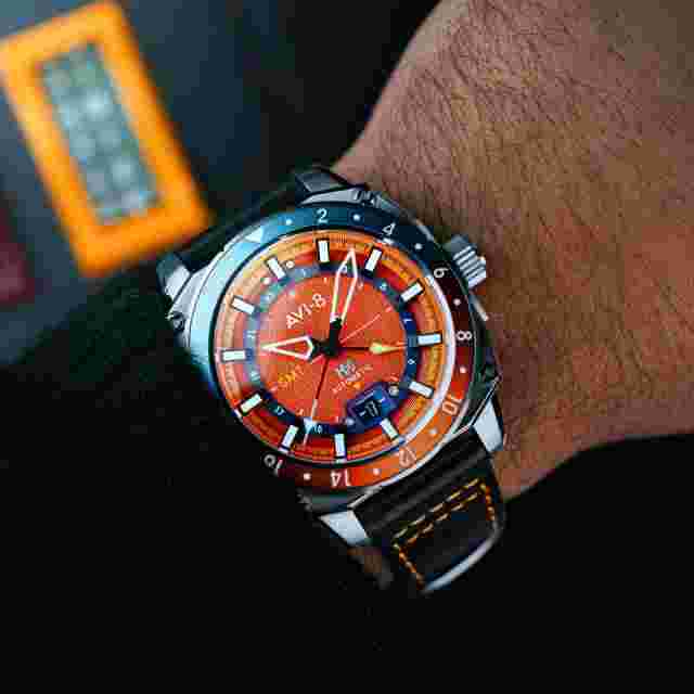 AVI-8 Atlas Stainless Steel 44mm Wristwatch AV-4122-06