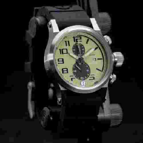 MTM HC2-SS4-LUMI-BR2S-A Quartz 44mm w/Box international Auth