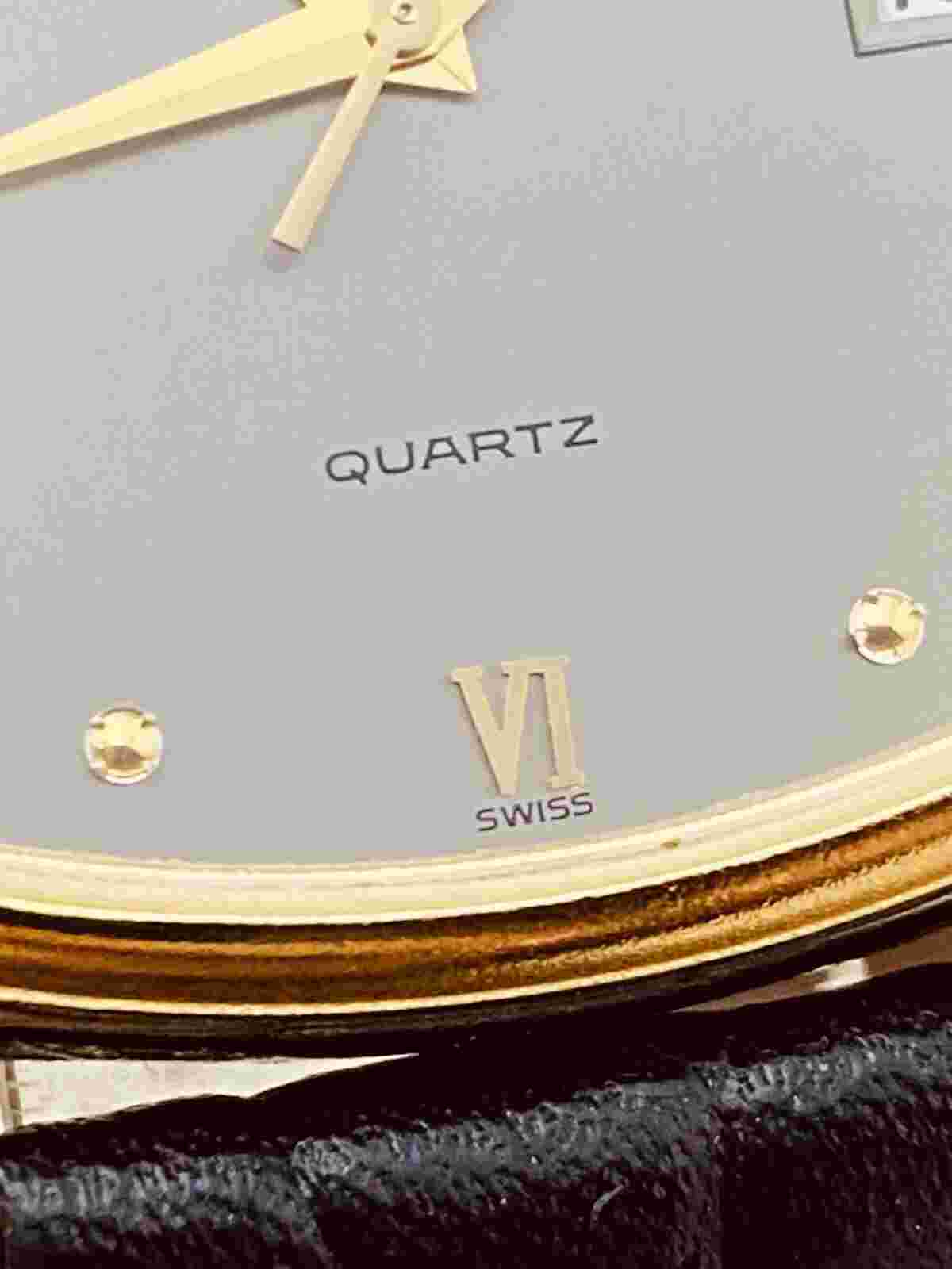 Vintage Men's Women's Golana Silver Tone Quartz Watch Swiss w/Band #6339