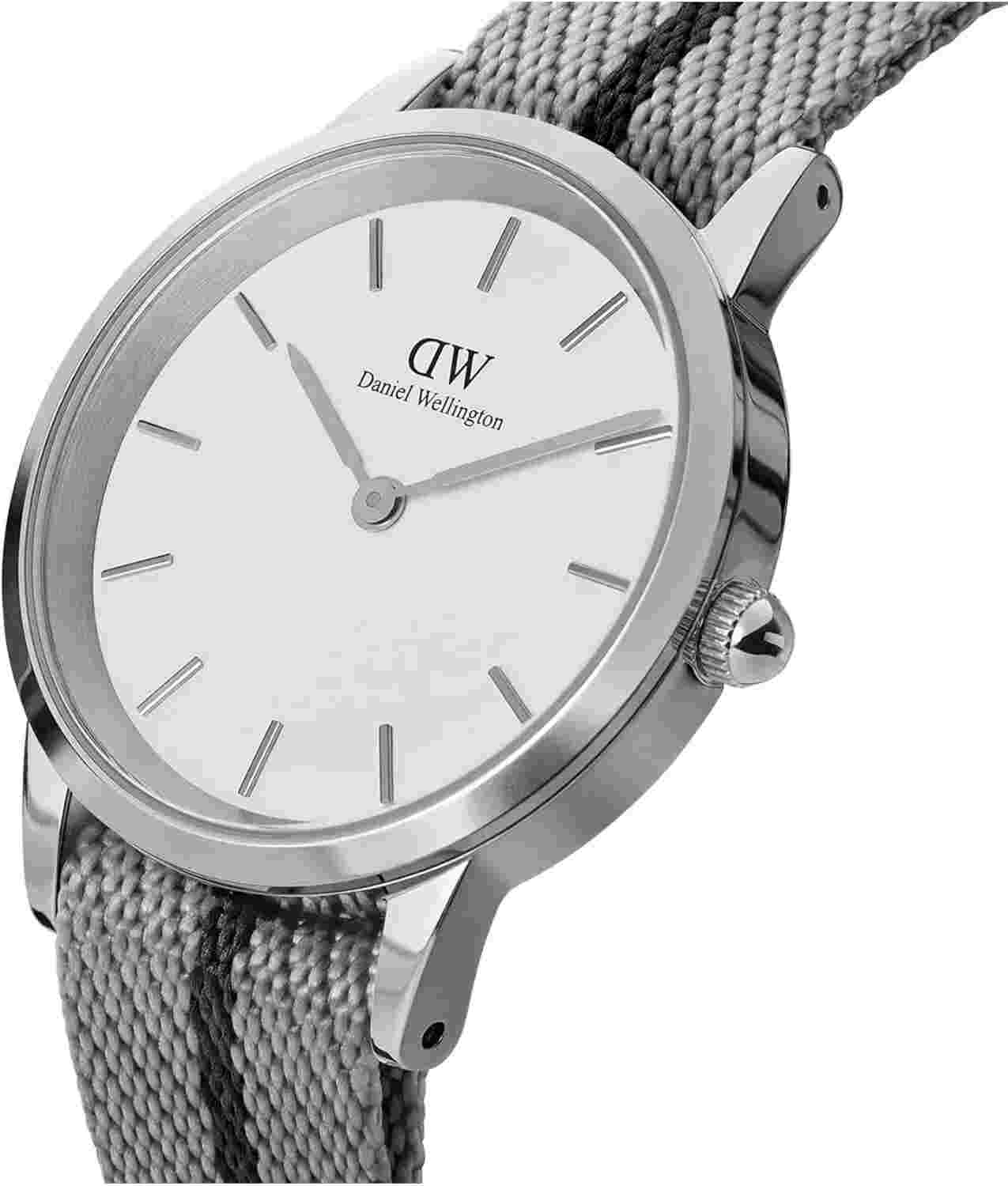 Daniel Wellington Watch Iconic NATO Grey/Black DW00100679 36mm
