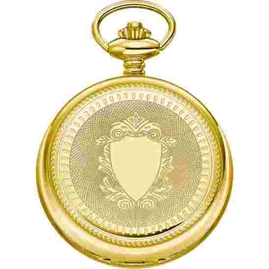 Festina F2029-1 Savonette Pocket Watch with Chain Small Second Gold Coloured