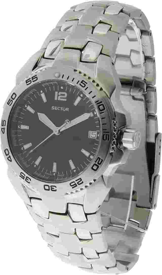 SECTOR SPORTS 3253300175 100M SWISS MOVT SS DATE QUARTZ MEN WATCH