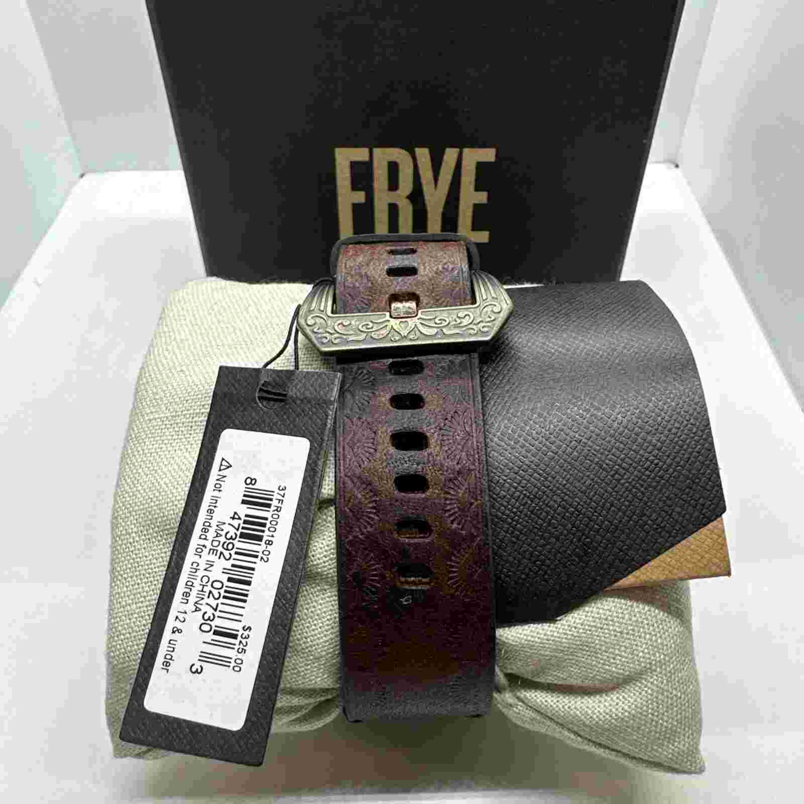 Frye Weston 245687CST Brown Leather Strap Large Dial 47mm Men's Watch