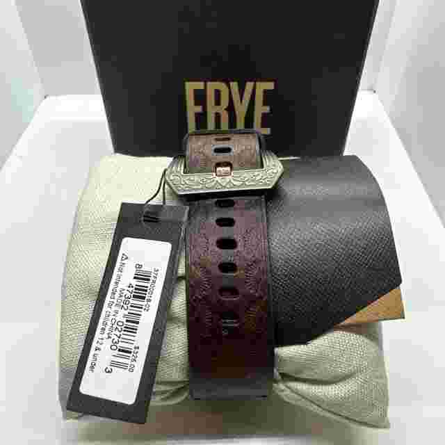 Frye Weston 245687CST Brown Leather Strap Large Dial 47mm Men's Watch